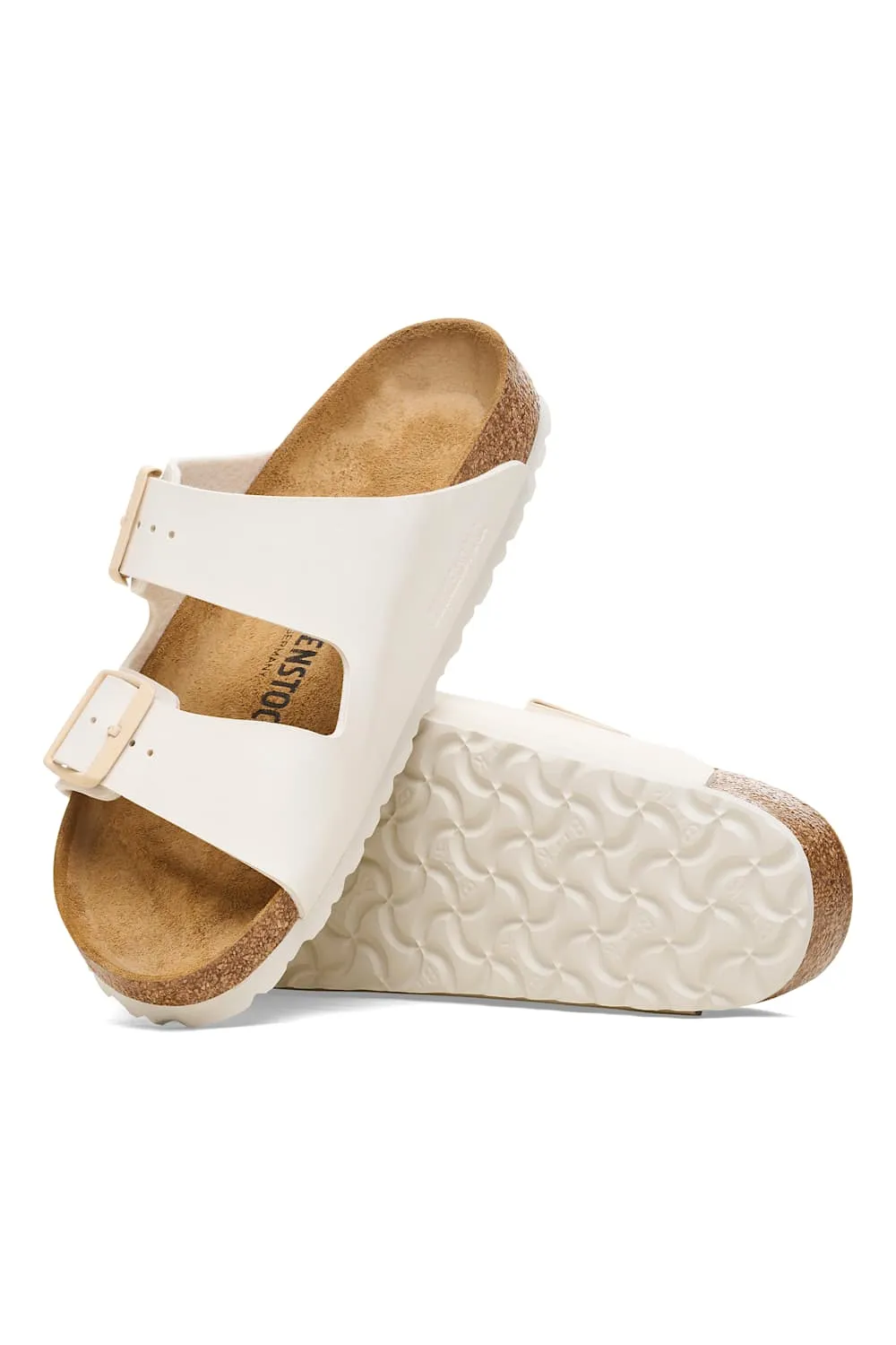 Birkenstock Arizona Birko-Flor Sandals for Women in Eggshell | 1027346 sold by Glik’s product image thumbnail 3