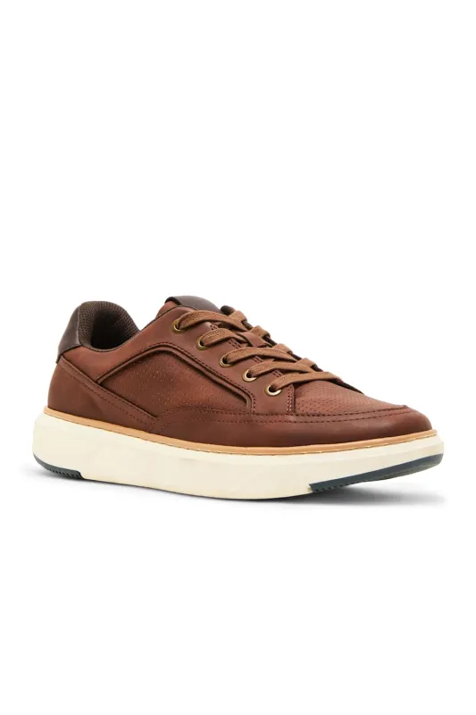 Steve Madden Mparcel Lace Up Sneakers for Men in Cognac  | MPAR01M4-COGNAC sold by Glik’s