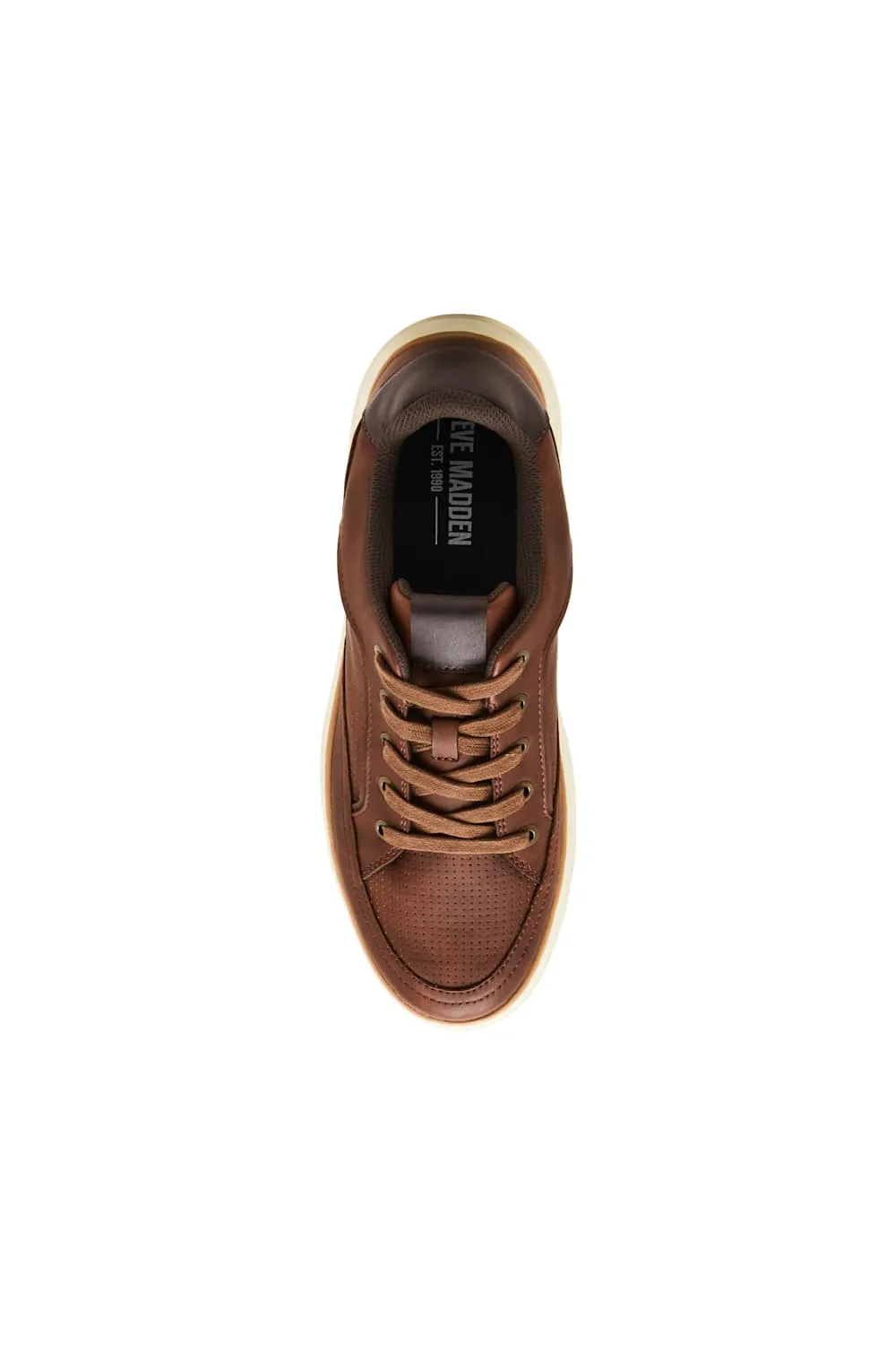 Steve Madden Mparcel Lace Up Sneakers for Men in Cognac | MPAR01M4-COGNAC sold by Glik’s product image thumbnail 5