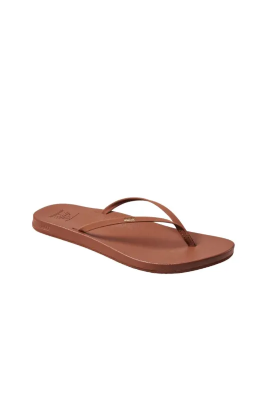 Reef Cushion Slim Flip Flops for Women in Espresso | CJ3660 made by Reef