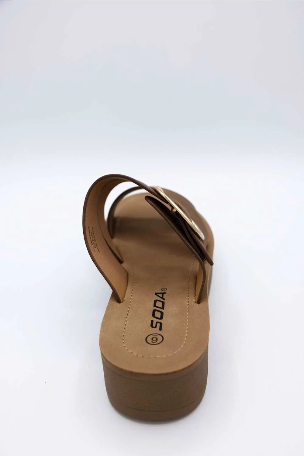 Soda Hanson Platform Sandals for Women in Brown | HANSON-S BROWN sold by Glik’s product image thumbnail 4