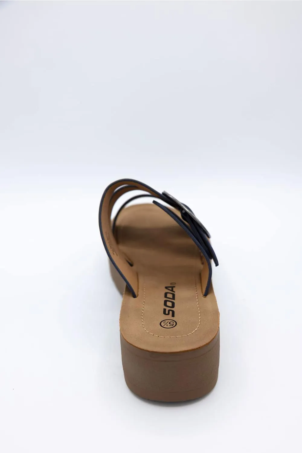 Soda Hanson Platform Sandals for Women in Navy | HANSON-S NAVY sold by Glik’s product image thumbnail 4