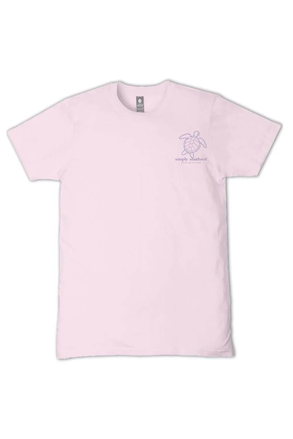 Simply Southern Turtle Tracking T-Shirt for Women in Peony | SS-TRACKT5-PATCH-PEONY sold by Glik’s product image thumbnail 3