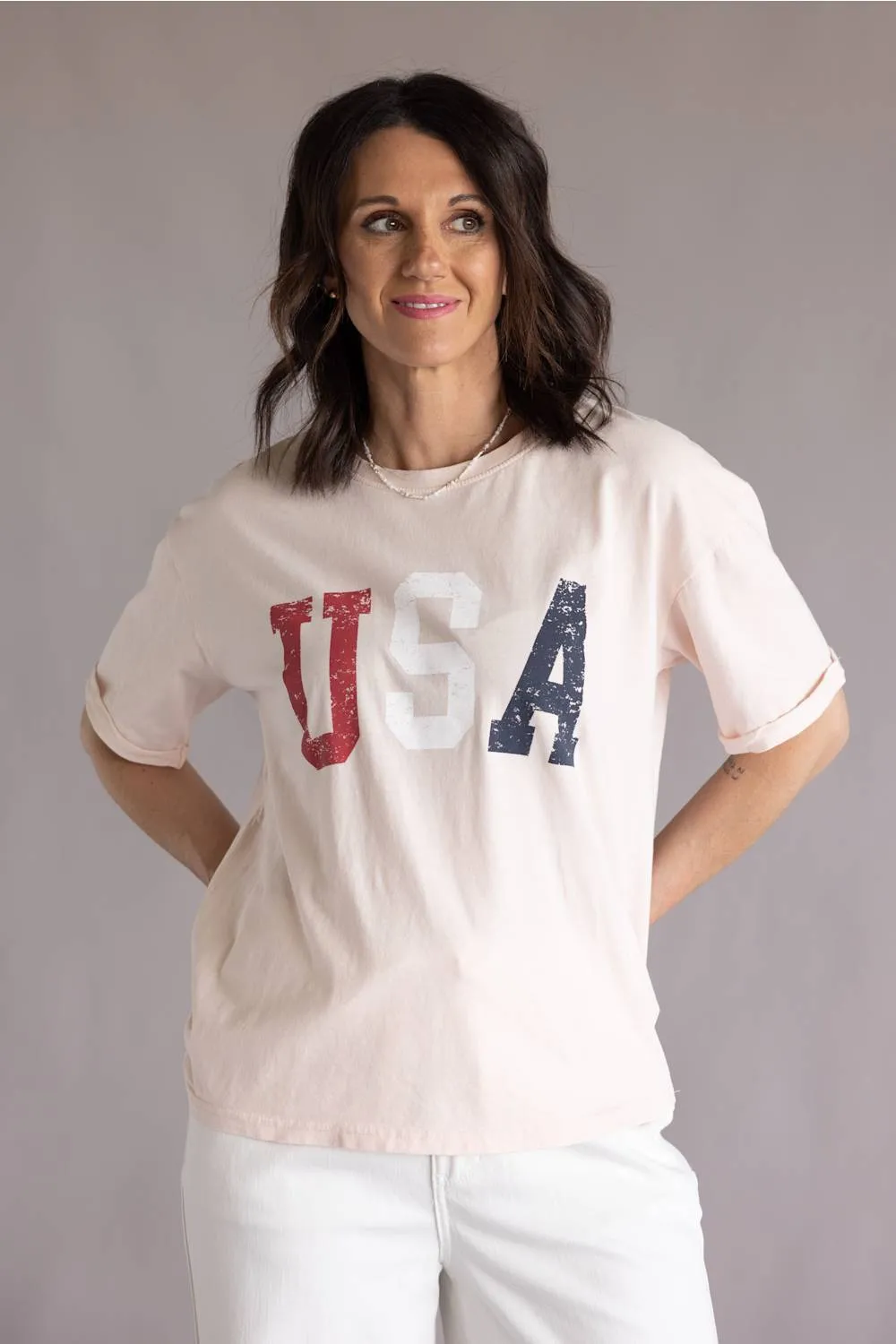 C&C California USA Melissa Tee for Women in Rose | 89A03008-ROSE sold by Glik’s