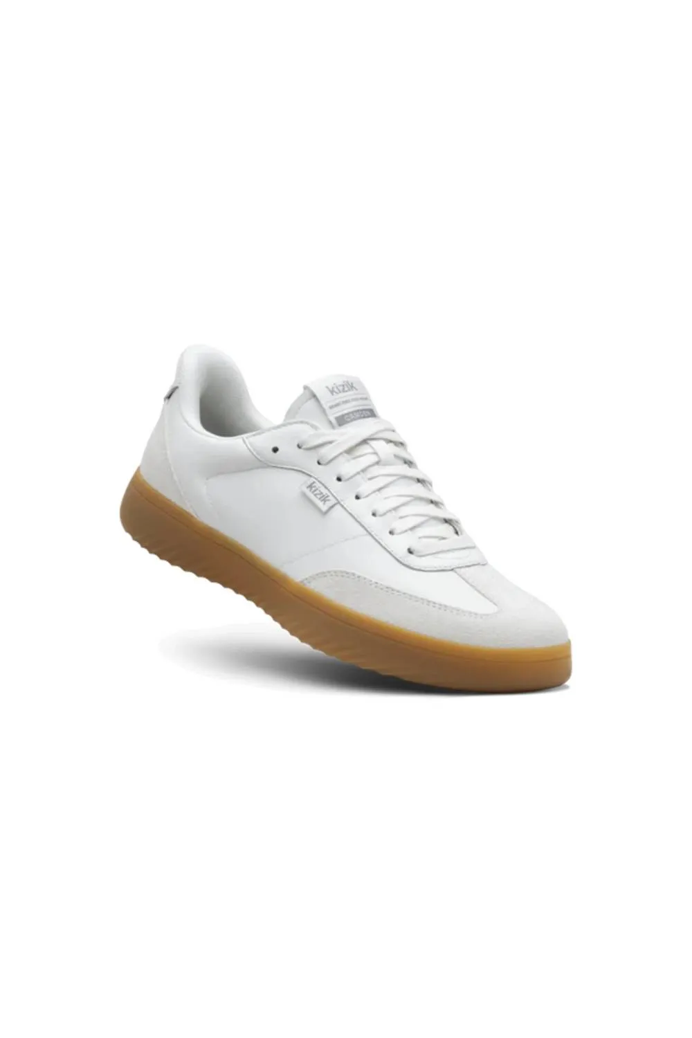 Kizik Camden Sneakers for Men in White | MCAM2601-WHITE/GUM sold by Glik’s product image thumbnail 2