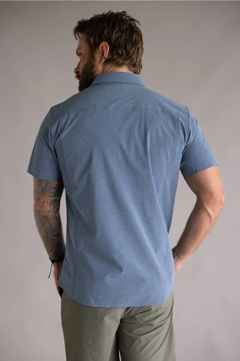 Kuhl Optimizr Button Up Shirt for Men in Endless Sea | 7316-ENDS-ENDLESSSEA sold by Glik’s product image thumbnail 3