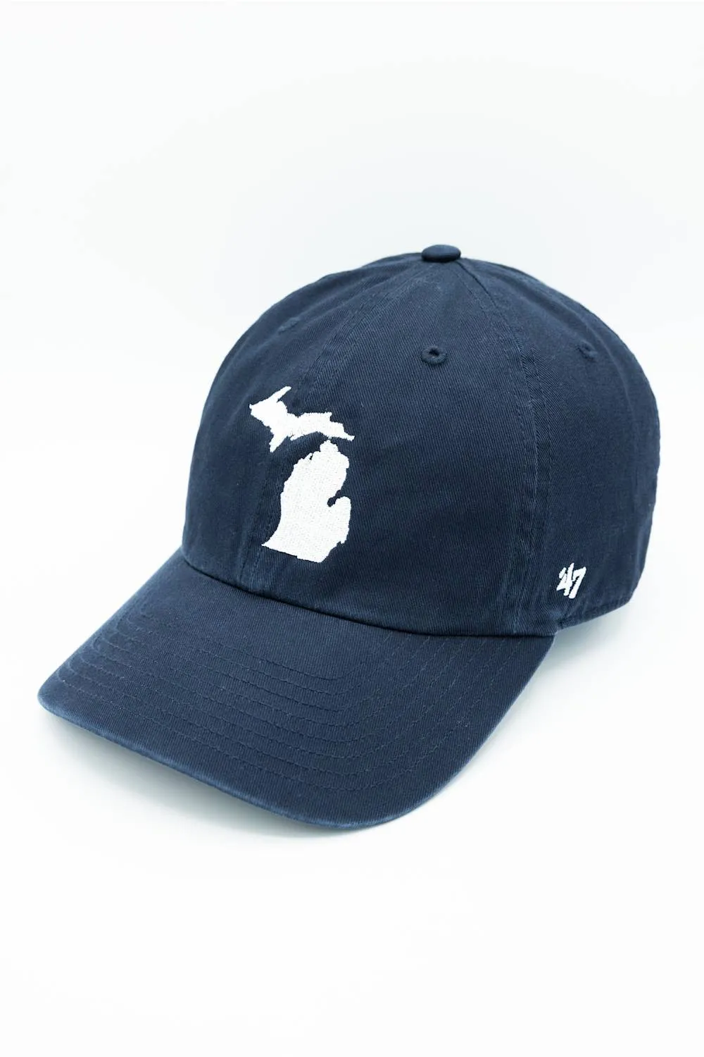 47 Michigan Icon Clean Up Hat in Navy | XST-RGW26GWSNL-NY sold by Glik’s product image thumbnail 4
