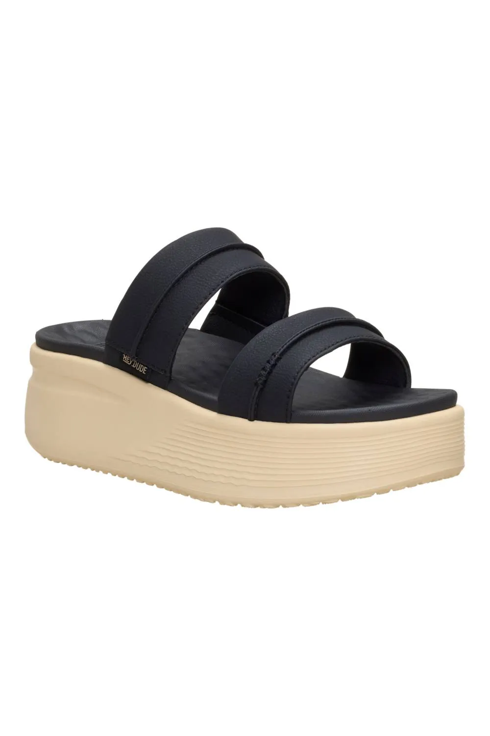 HEYDUDE Women’s Austin Slide Classic in Black | 45256-001 sold by Glik’s