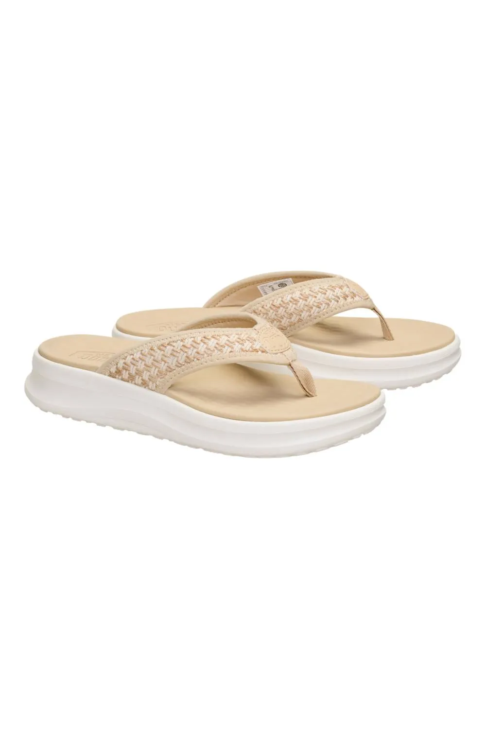HEYDUDE Women’s Tide Flip in Irish Cream | 44443-0OI sold by Glik’s product image thumbnail 2