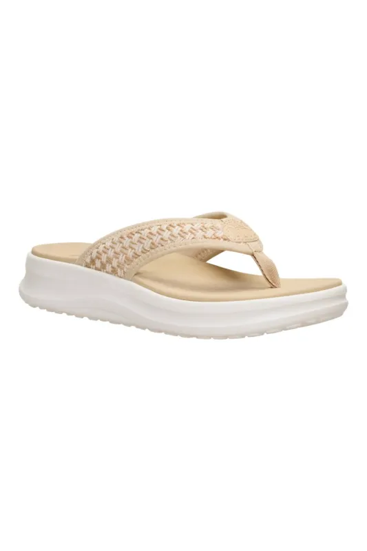 HEYDUDE Women’s Tide Flip in Irish Cream | 44443-0OI made by Hey Dude