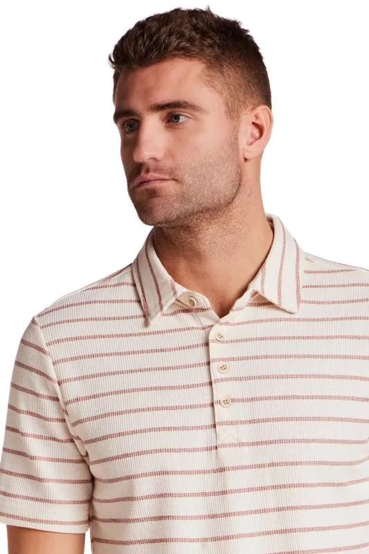 Weatherproof Vintage Terry Striped Polo for Men made by Glik’s
