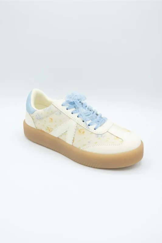 MIA Axel Sneakers for Women in Blue Floral | GS1543707-OFF WHT/FLORAL made by Mia Shoes