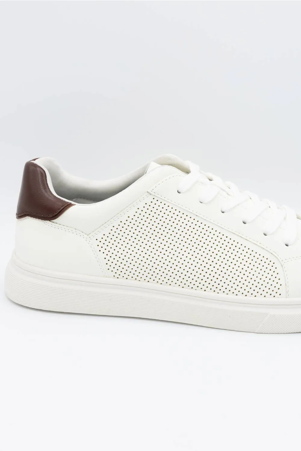 Steve Madden Philip Lace Up Sneakers for Men in White | MPHILIP-WHITE sold by Glik’s product image thumbnail 2