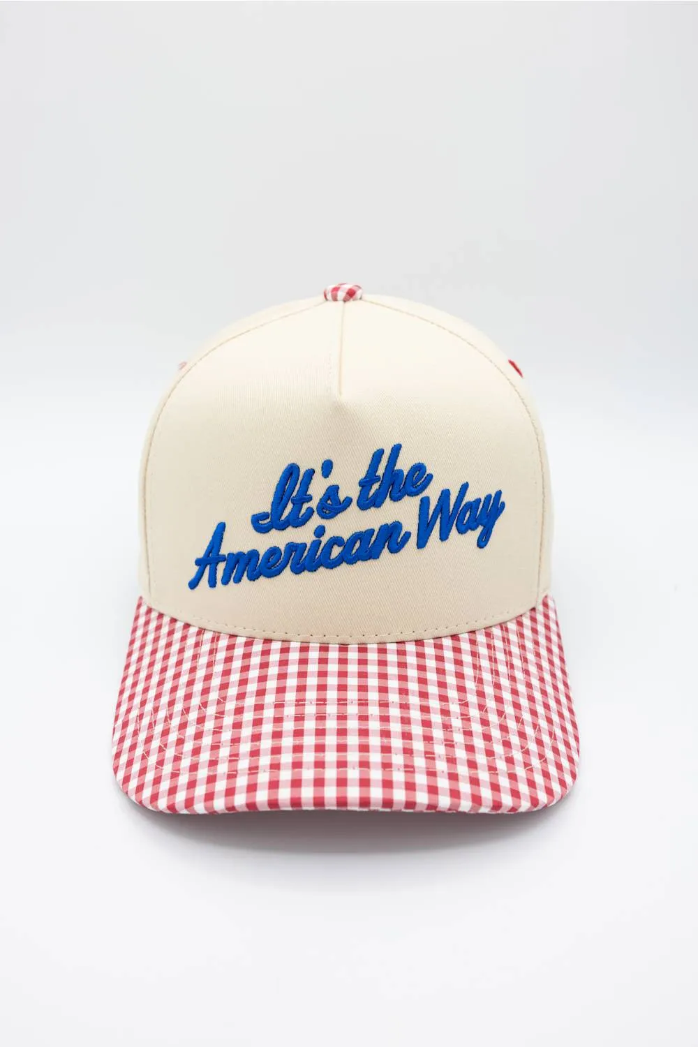 American Way Trucker Hat for Women | TCM0220-RED sold by Glik’s product image thumbnail 2