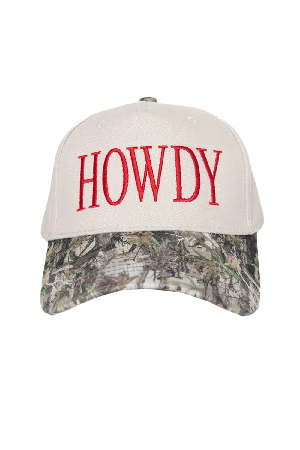 Howdy Trucker Hat for Women in Camo/Tan | KDC-BC-1188-CMO-TAN sold by Glik’s product image thumbnail 2