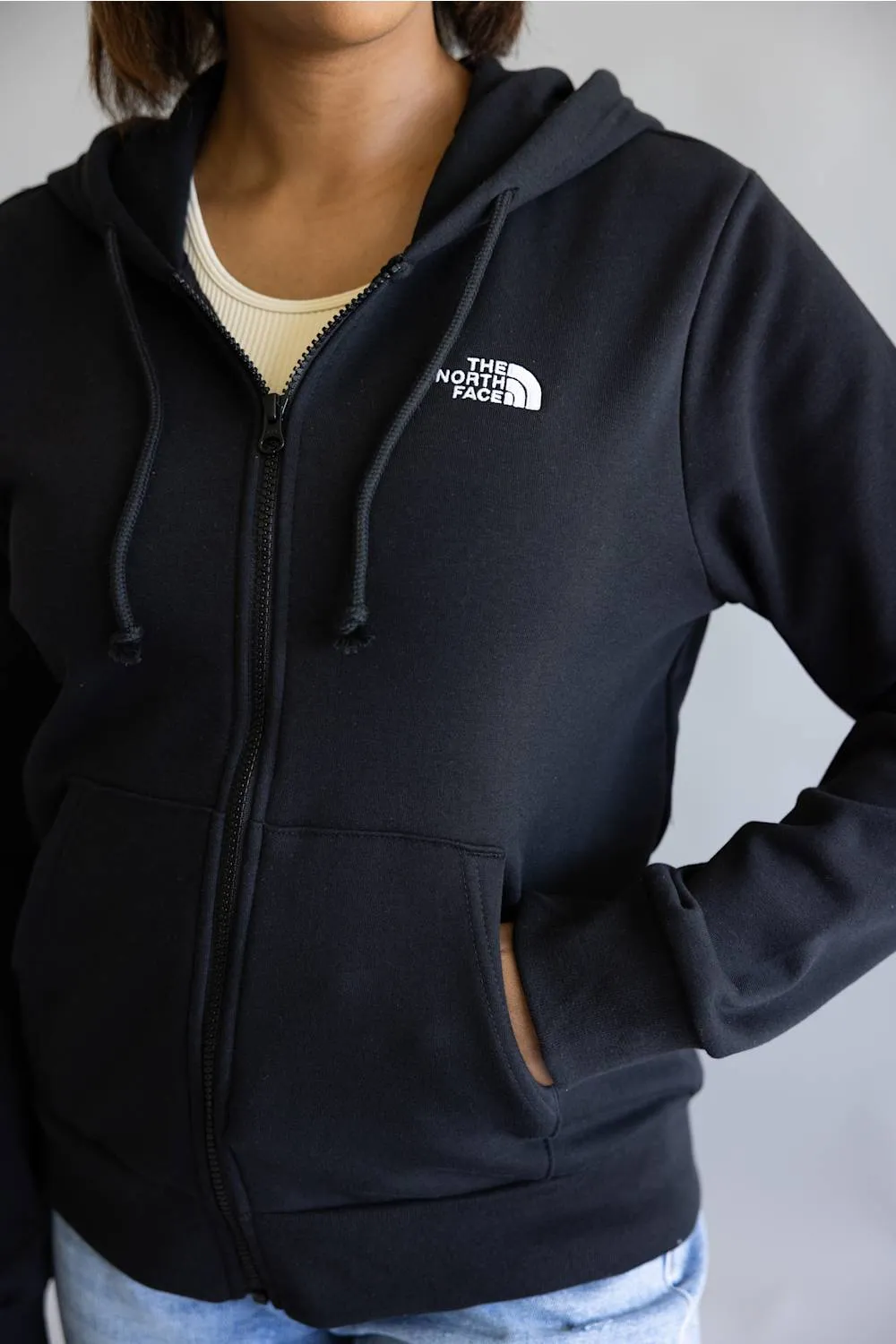 The North Face Evolution Simple Dome Full Zip Hoodie for Women in Black | NF0A8EU0-JK3 sold by Glik’s product image thumbnail 3