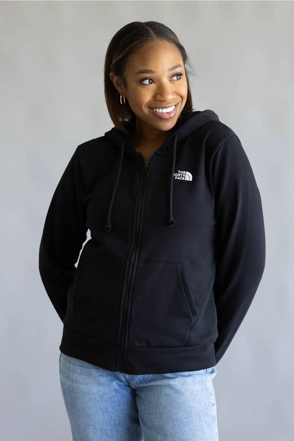 The North Face Evolution Simple Dome Full Zip Hoodie for Women in Black | NF0A8EU0-JK3 sold by Glik’s product image thumbnail 5