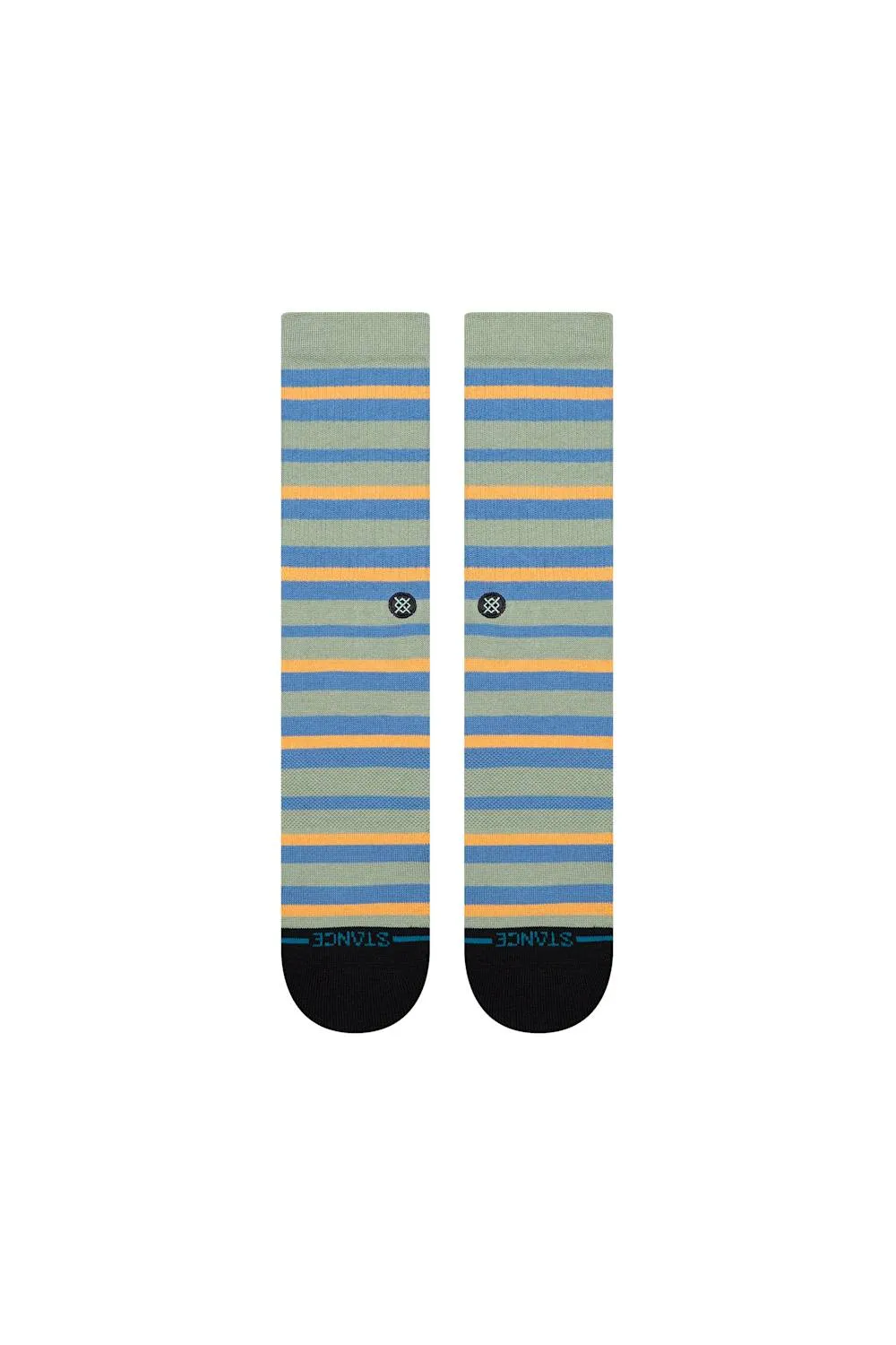 Stance Brett Crew Socks for Men in Light Green | A556A26BRE-LTG-GREEN sold by Glik’s product image thumbnail 2