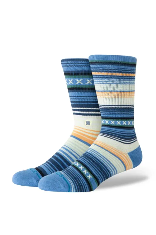 Stance Curren ST Crew Socks in Capri Blue | A556A20CHS-CAP-BLUE made by Stance