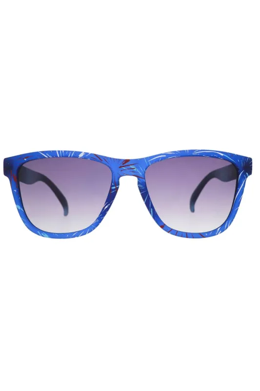 goodr Star-Spangled Birthday Suit OG Sunglasses in Blue | G00923-OG-01 made by Goodr