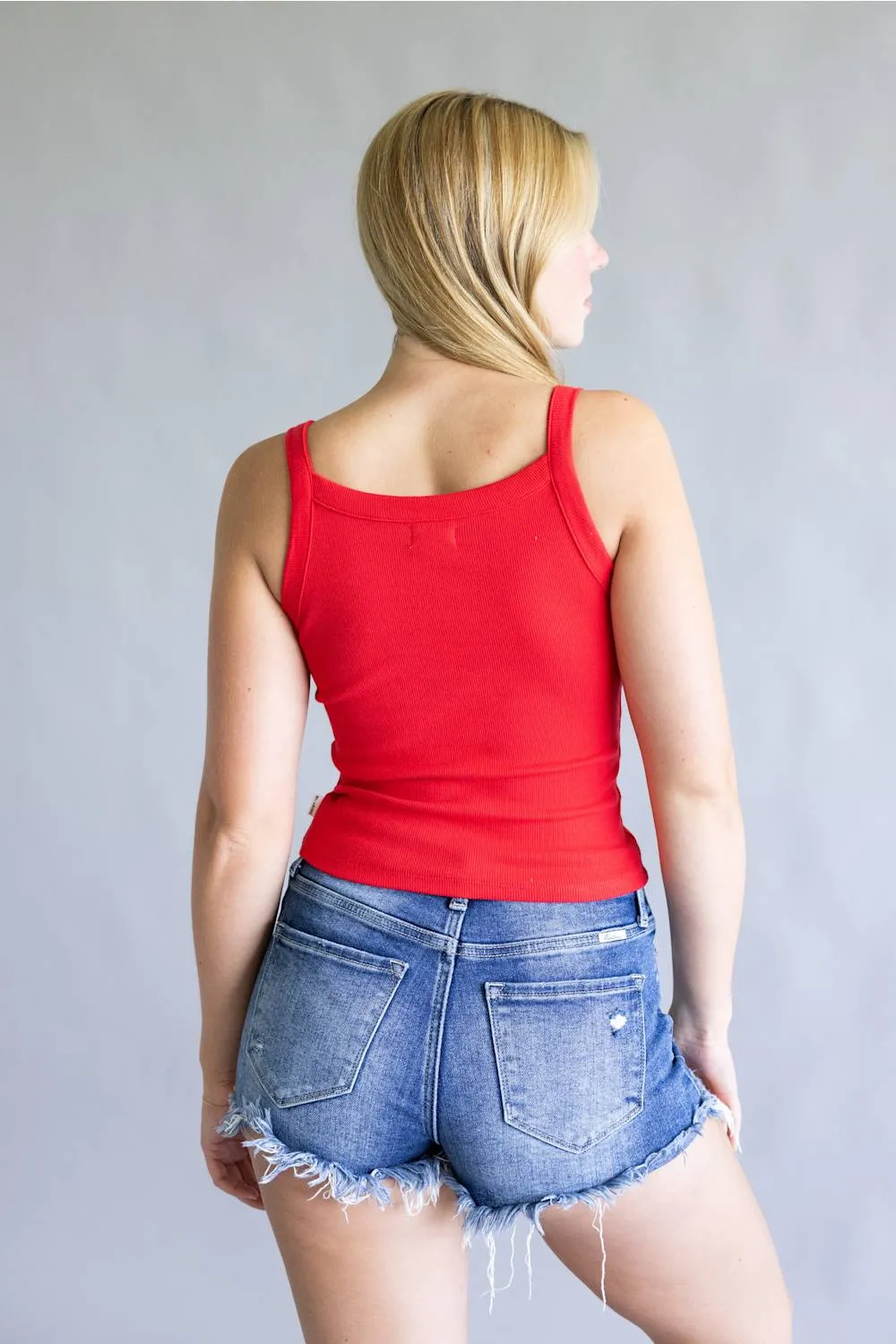 Billabong Day Trip Forever Knit Tank Top for Women in Fiesta Red | BL000215W-FTR sold by Glik’s product image thumbnail 3