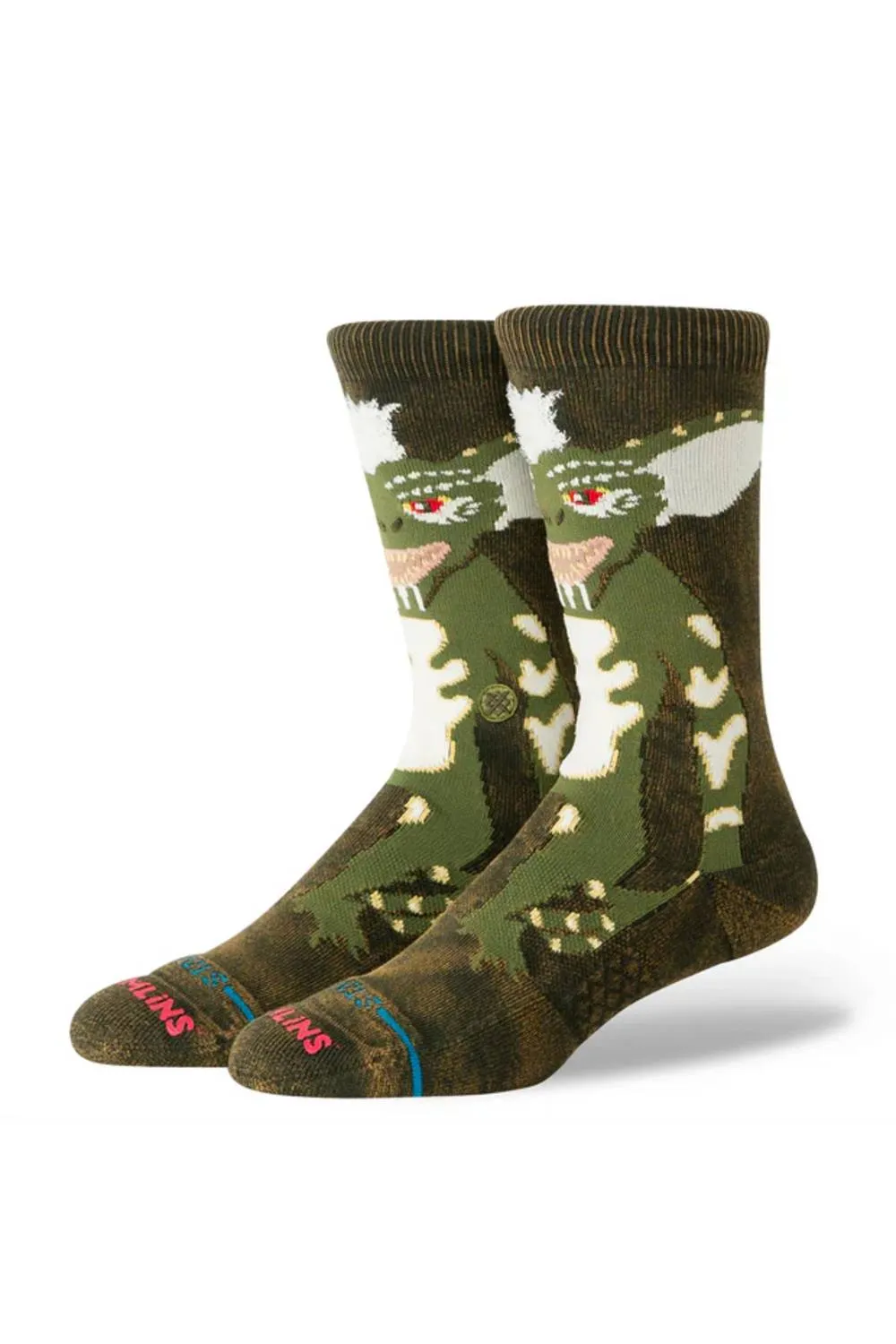 Stance Gremlins Crew Socks for Men in Green sold by Glik’s
