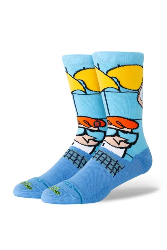 Stance Dexters Crew Socks for Men in Blue | A555C26DEX-BLU BLUE made by Stance