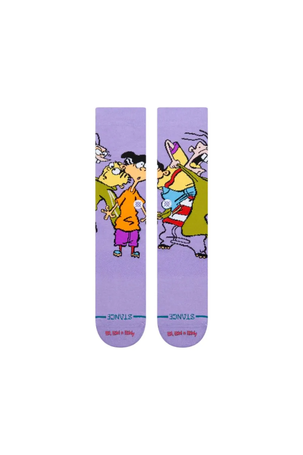 Stance Ed Edd Eddy Crew Socks for Men in Purple | A555C26EDE-PUR PURPLE sold by Glik’s product image thumbnail 3