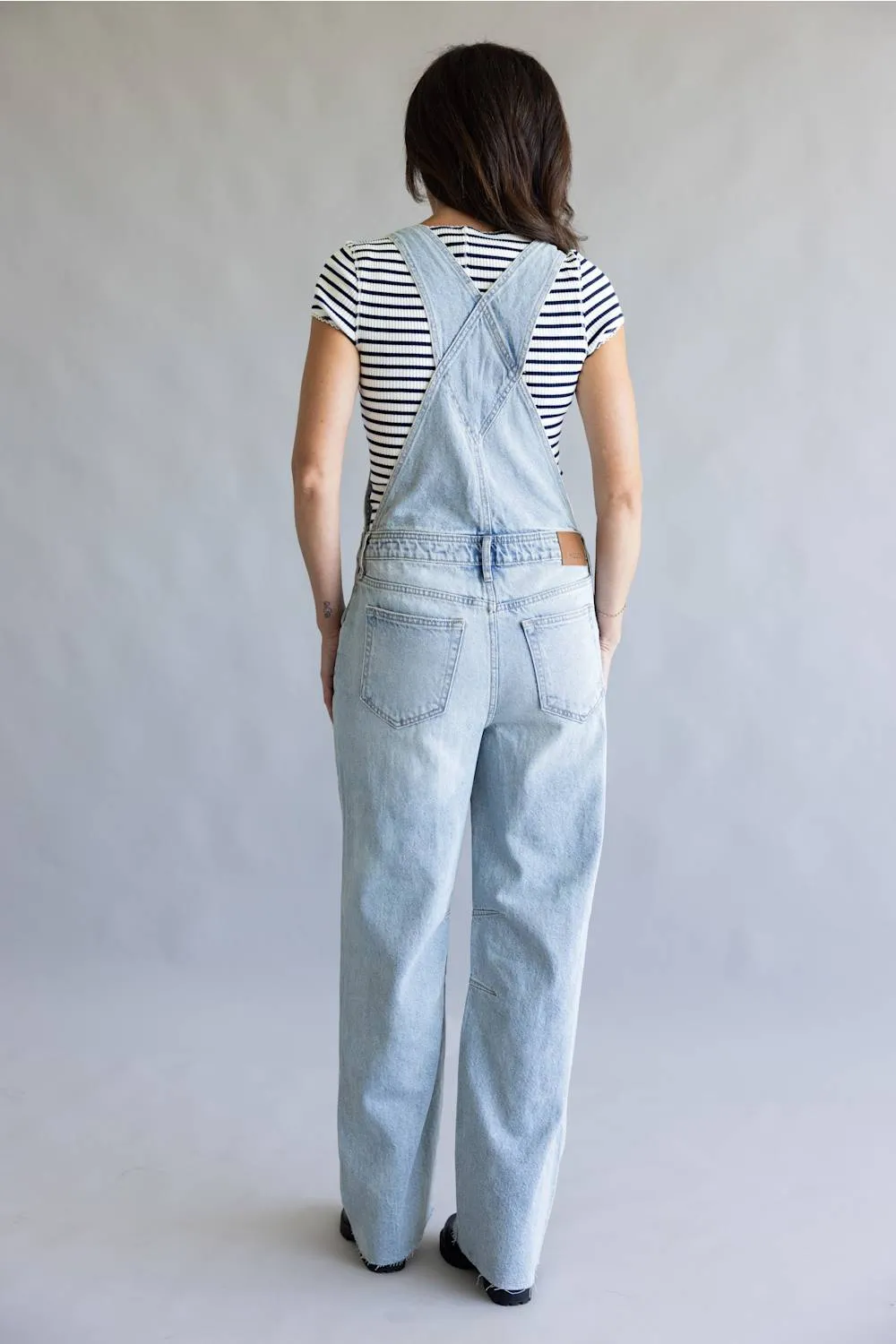 Hidden Dylan Denim Overalls for Women in Vintage Wash | HD8137RD-VT sold by Glik’s product image thumbnail 2