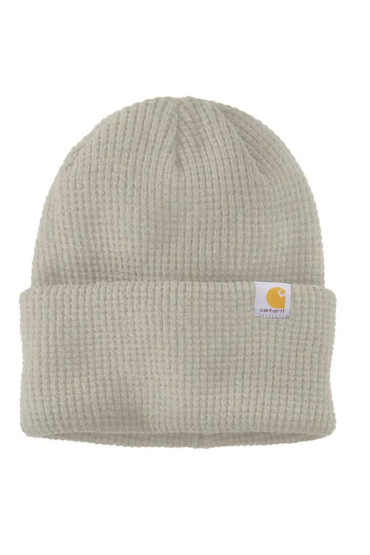 Carhartt Waffle Cuffed Beanie in Cobblestone | 107187-EC0-COBBLESTONE made by Carhartt