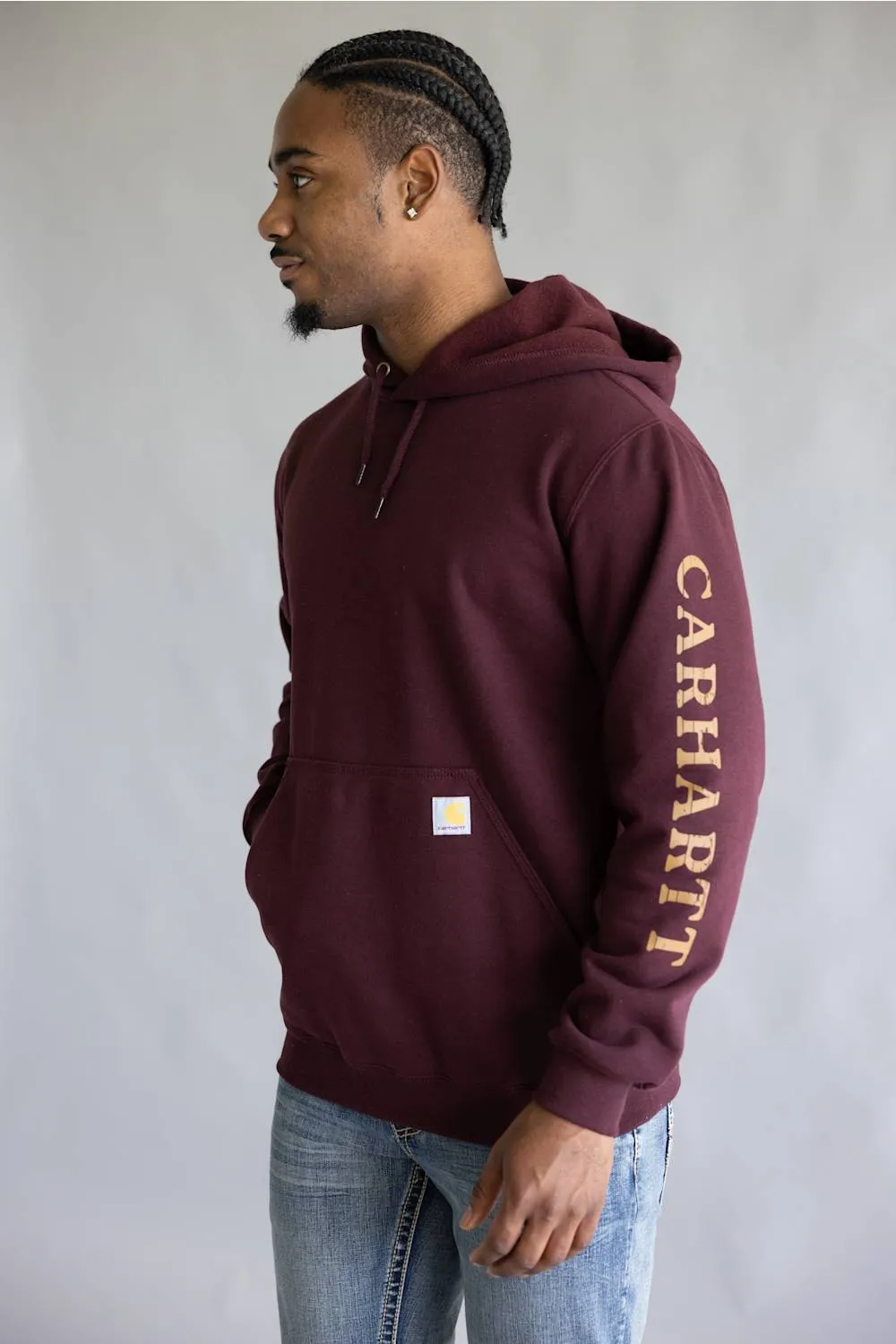 Carhartt Paxton Hoodie for Men in Port | 107832-PRT-PORT sold by Glik’s product image thumbnail 5