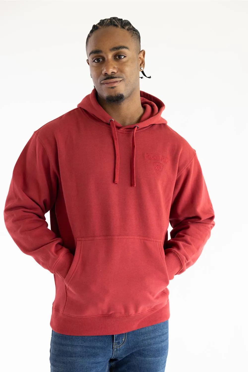 Ariat Archstar Hoodie for Men in Brick Red sold by Glik’s product image thumbnail 2