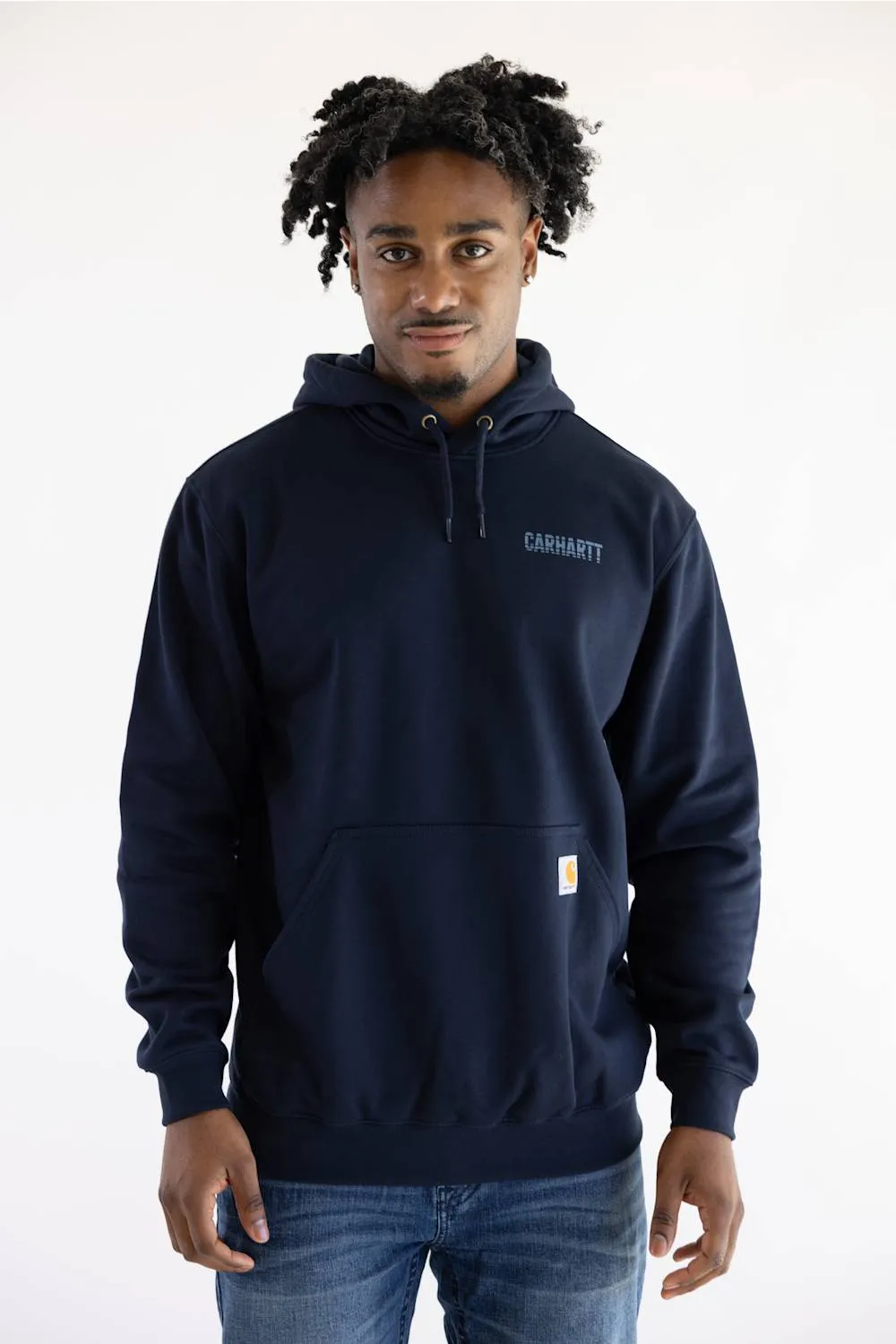 Carhartt Paxton Hoodie for Men in Navy sold by Glik’s product image thumbnail 5