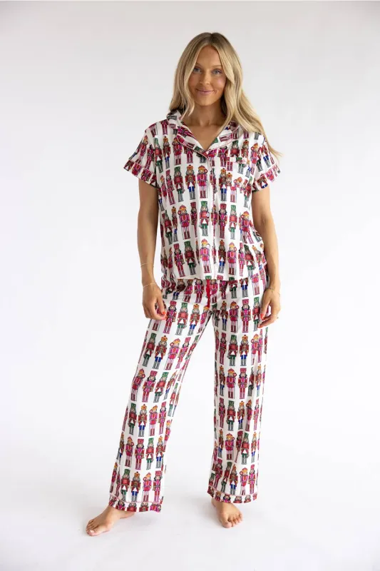 Simply Southern Holiday Simply Soft Pajama Set for Women in Nutcracker made by Simply Southern