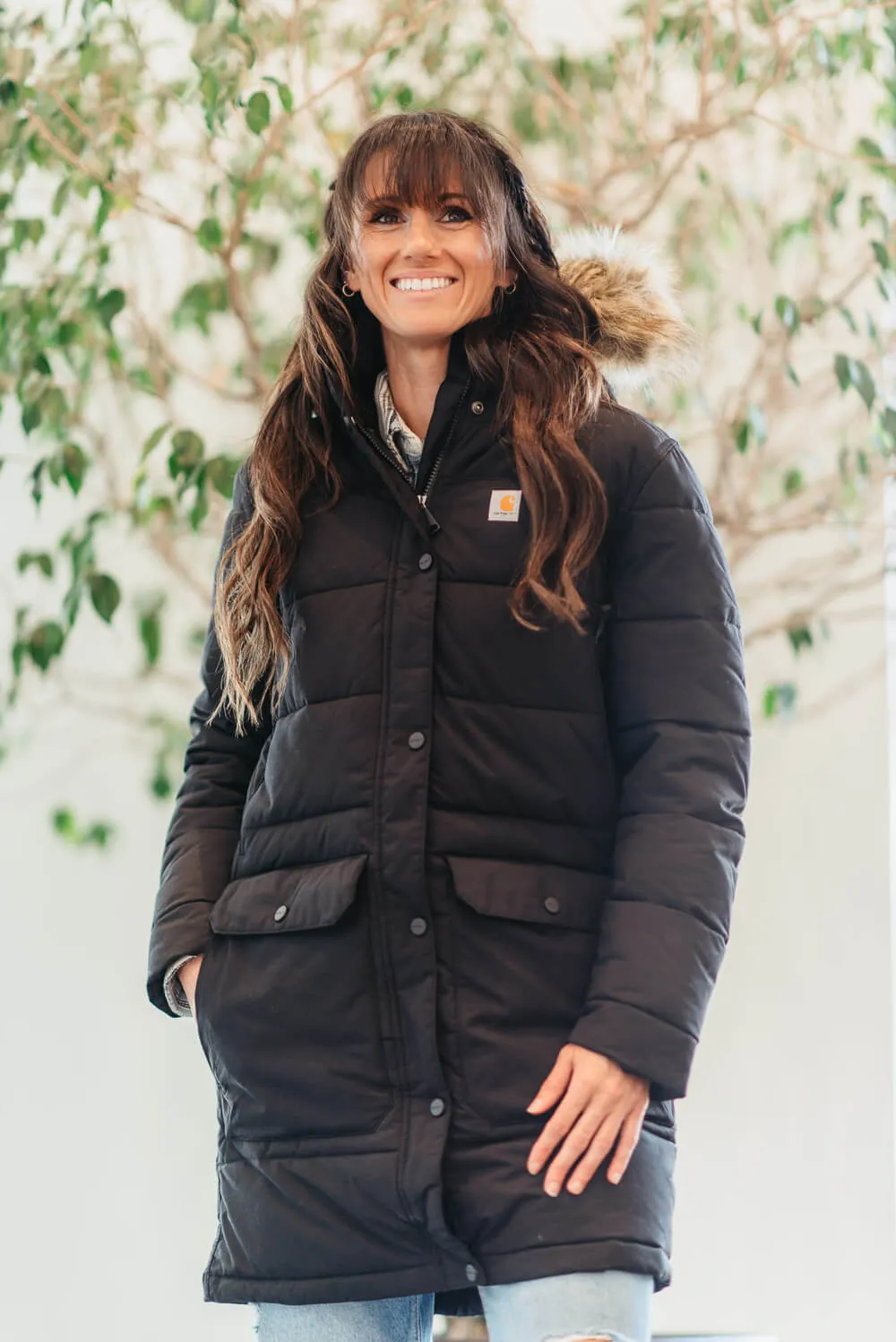 Carhartt Montana Insulated Coat for Women in Black | 105456-N04 sold by Glik’s