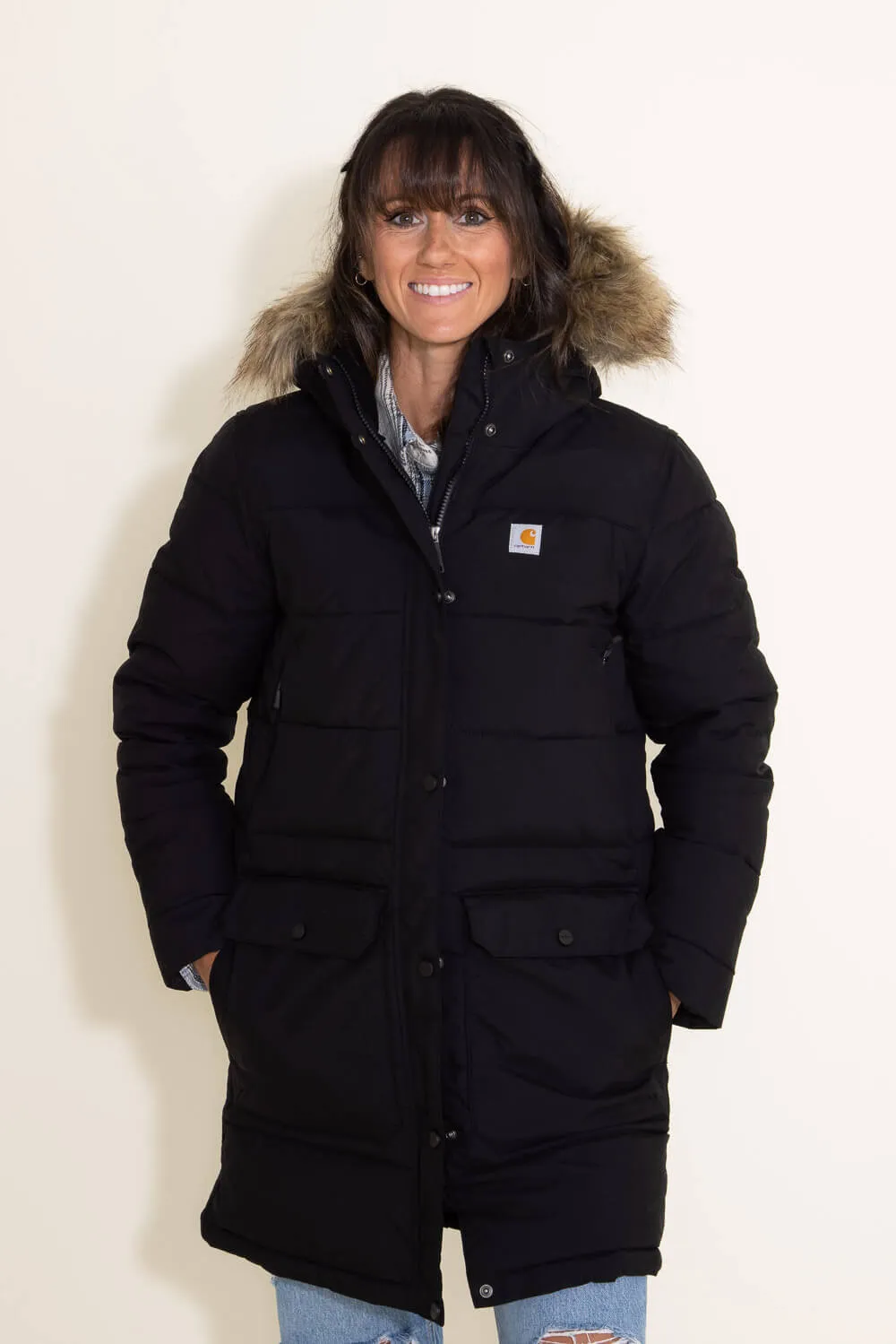 Carhartt Montana Insulated Coat for Women in Black | 105456-N04 sold by Glik’s product image thumbnail 4