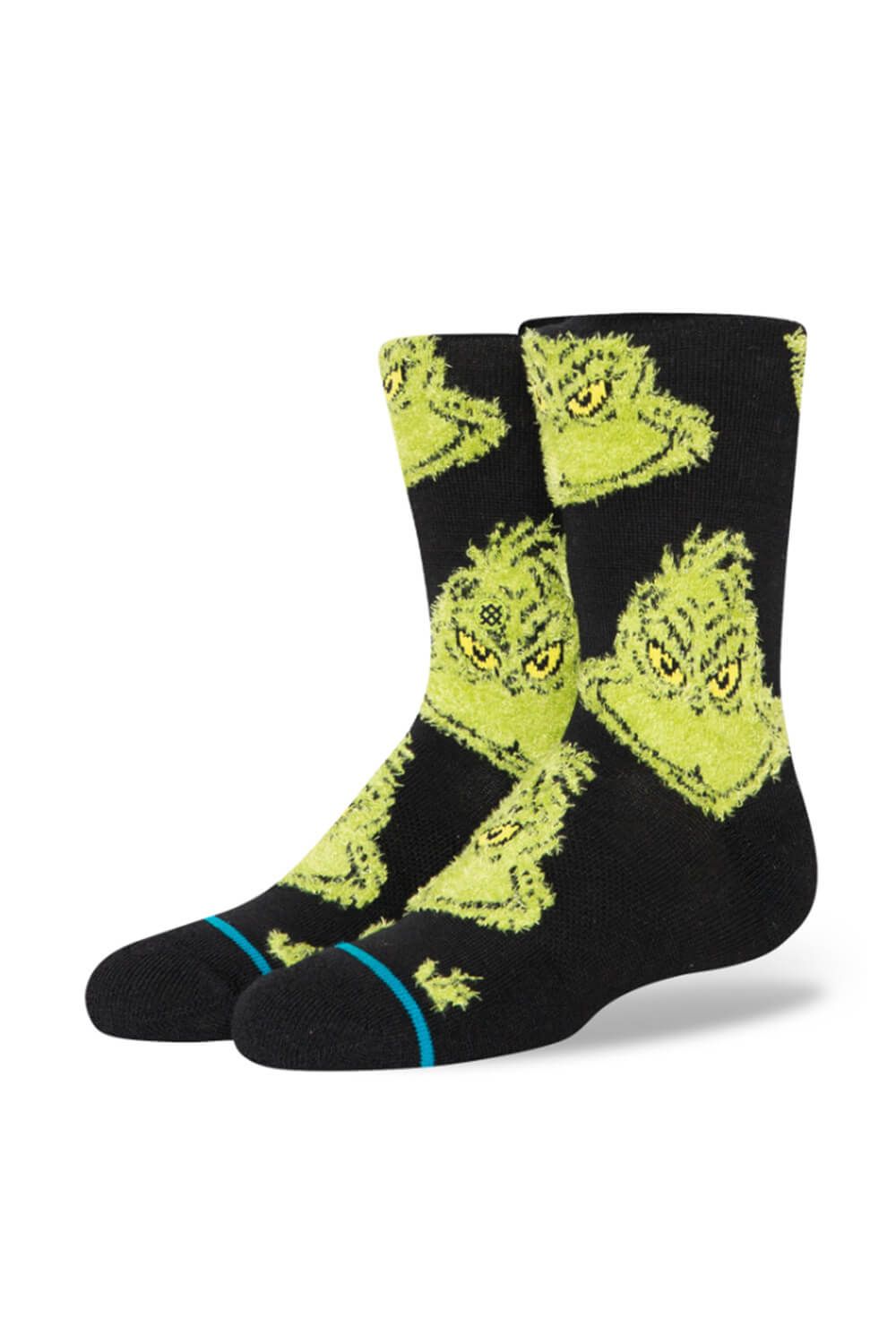 Stance Mean One Crew Socks for Men in Black | A555D22MEA-BLK sold by Glik’s