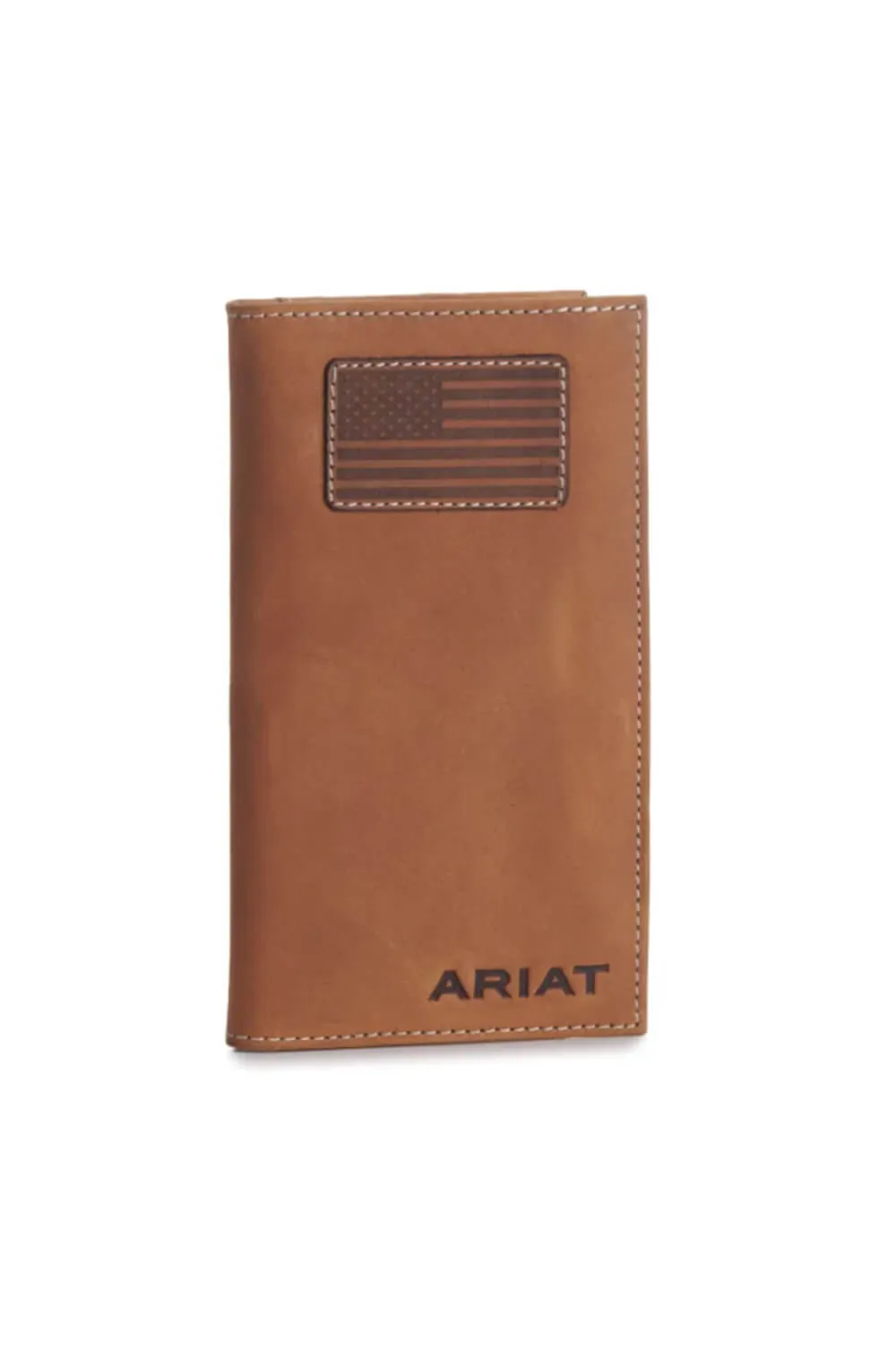 Ariat Rodeo Flag Wallet in Brown | A3548344-BROWN sold by Glik’s
