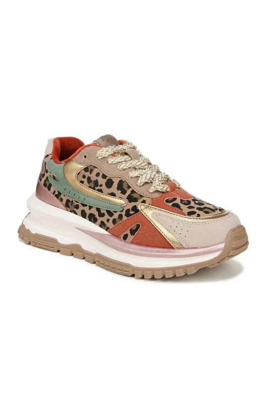 Blowfish Malibu Leo Lace Up Sneakers for Women in Leopard | J2104F3 sold by Glik’s