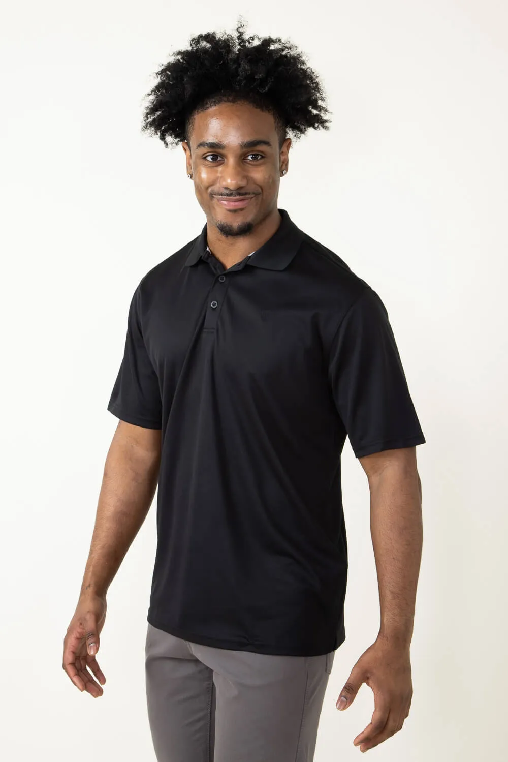 Ariat Tek Polo Shirt for Men in Black | 10009062-BLACK sold by Glik’s product image thumbnail 5