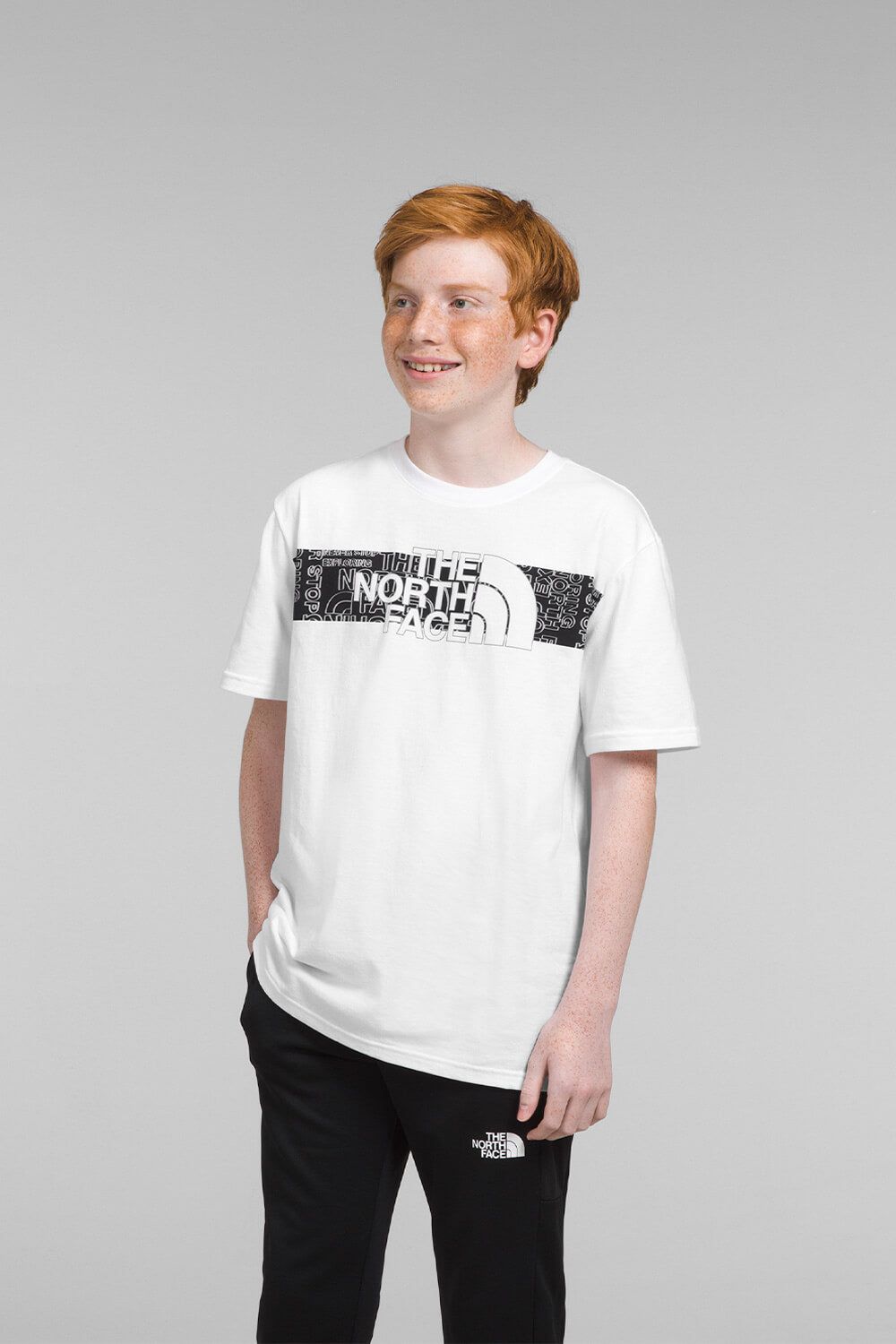 The North Face Youth Graphic T-Shirt for Boys in White | NF0A82T8-VY4 sold by Glik’s