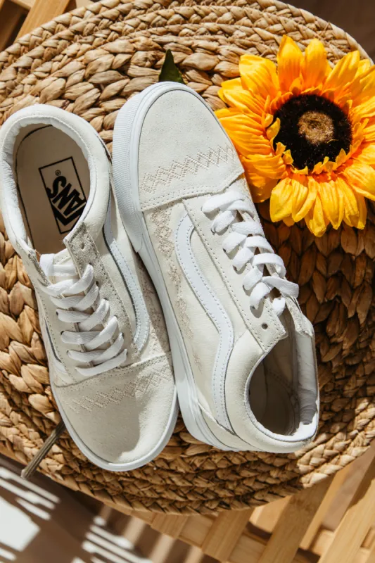 Vans Old Skool Craftcore Sneakers for Women in Cream | VN0007NTCDA sold by Glik’s