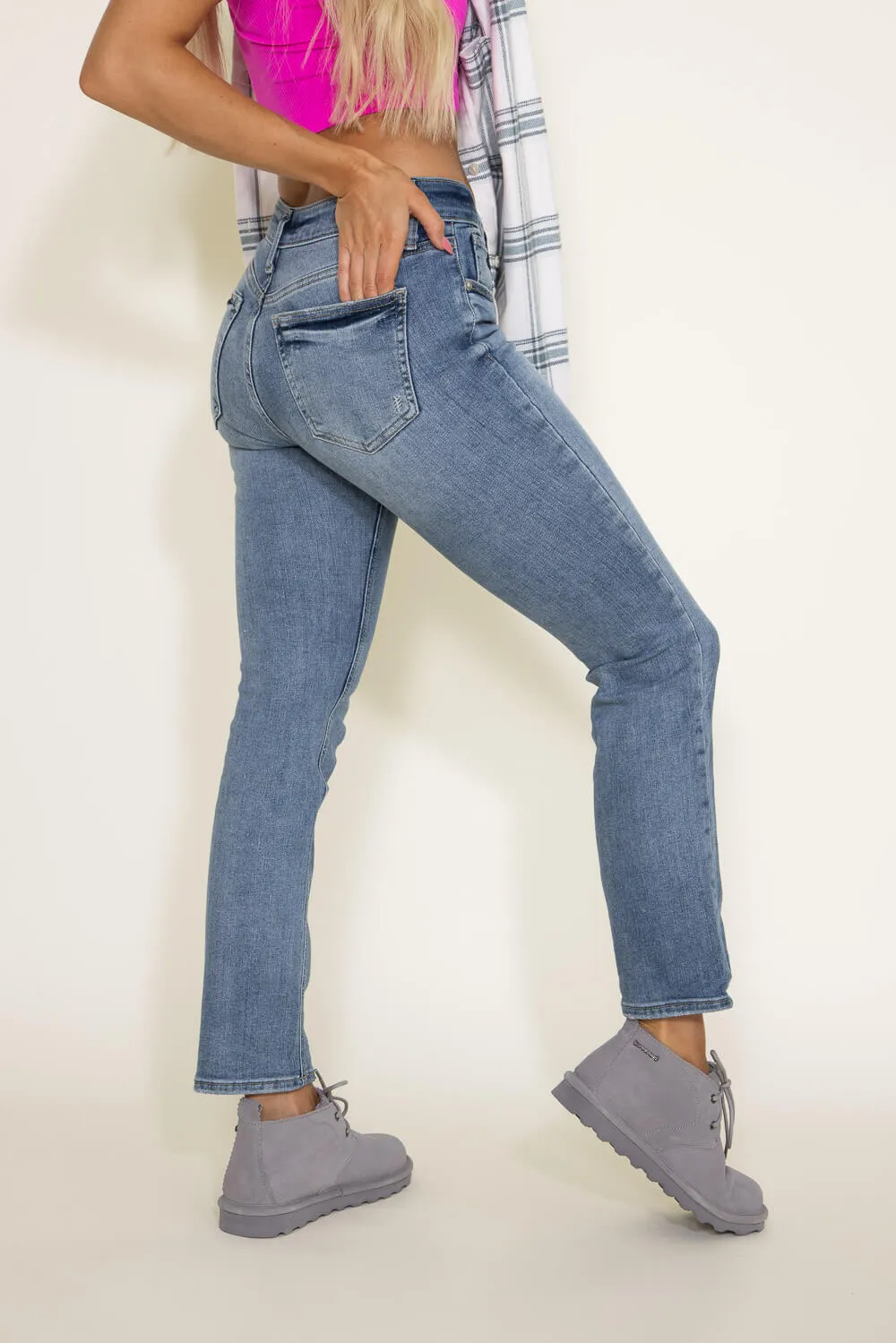 Silver Jeans Suki Mid Straight Leg Jeans for Women | L93413EAE283 sold by Glik’s product image thumbnail 5