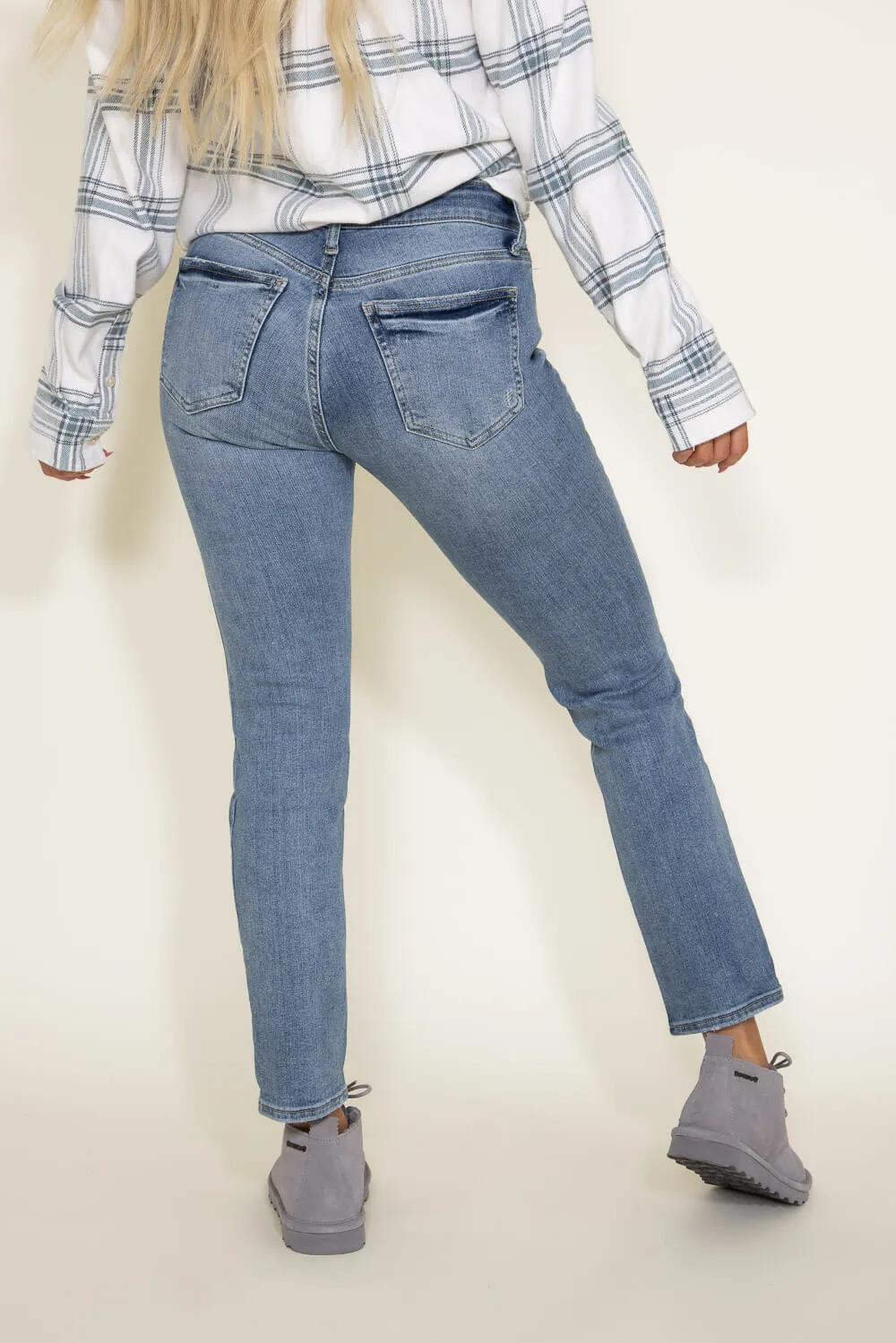 Silver Jeans Suki Mid Straight Leg Jeans for Women | L93413EAE283 sold by Glik’s product image thumbnail 3