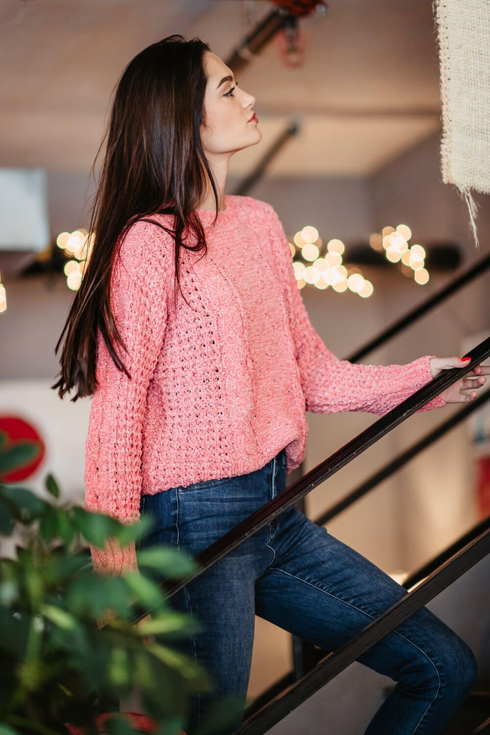 Simply Southern Chenille Cropped Sweater for Women in Pink | PP-0223-CROP-CHENILLE-PINK sold by Glik’s