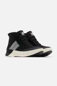 Sorel Out N About Mid Sneakers for Women in Black | 2009361-010 sold by Glik’s