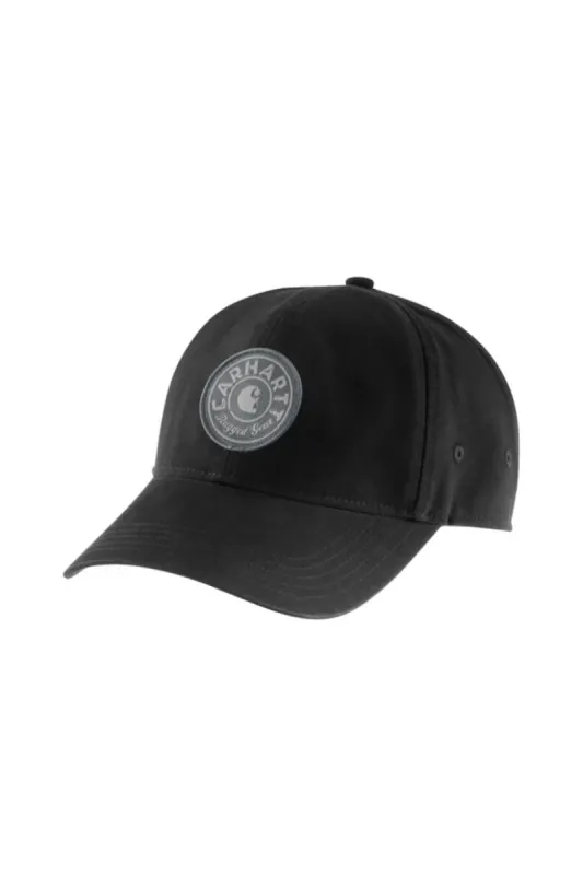 Carhartt Rugged Gear Patch Cap in Black | 106134-N04-BLACK sold by Glik’s