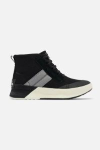 Sorel Out N About Mid Sneakers for Women in Black | 2009361-010 sold by Glik’s