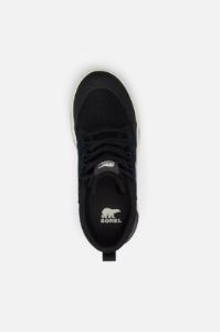 Sorel Out N About Mid Sneakers for Women in Black | 2009361-010 sold by Glik’s