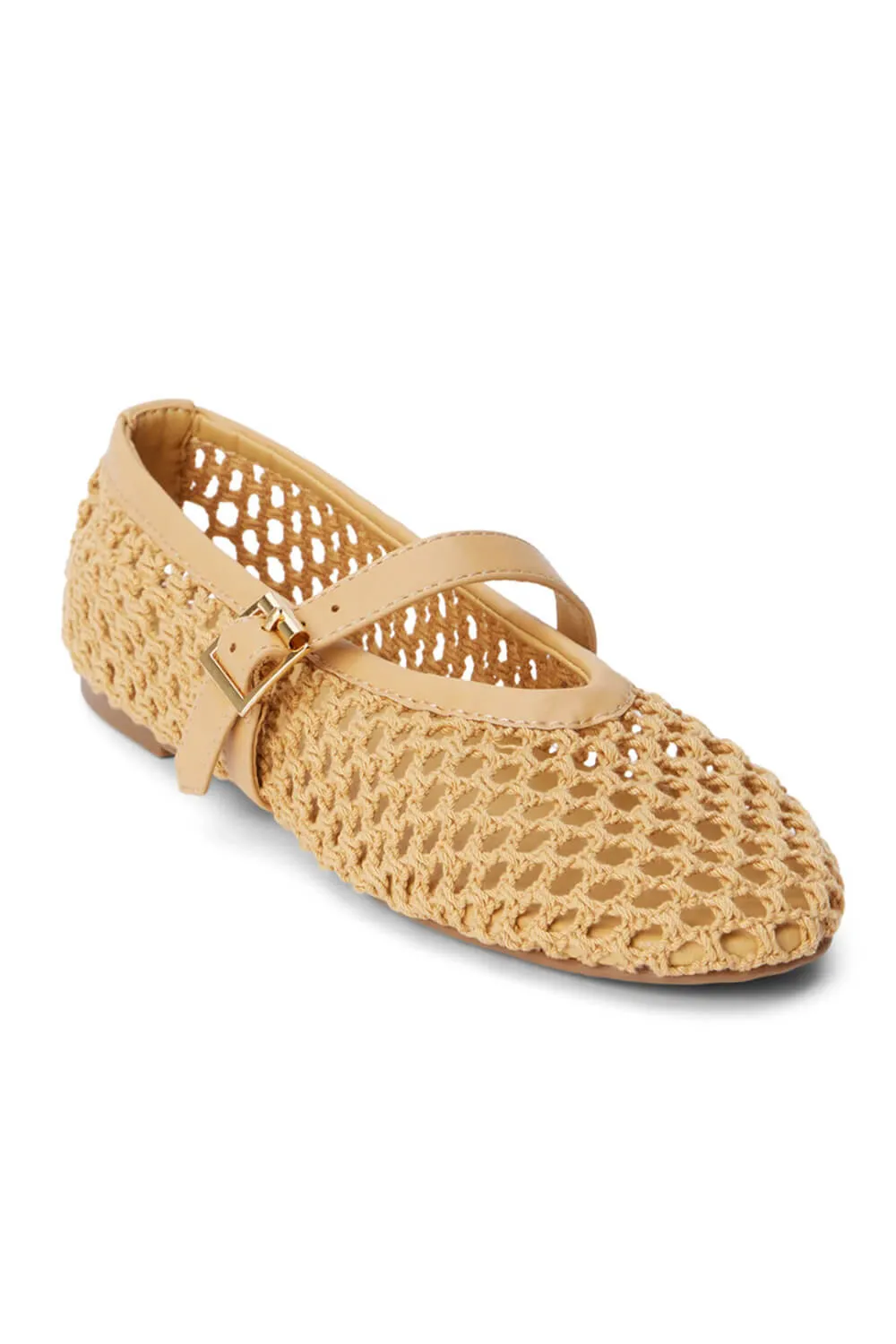Coconuts by Matisse Nolita Mesh Ballet Flats for Women in Natural | NOLITA NATURAL sold by Glik’s product image thumbnail 5